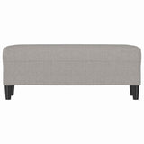Vidaxl bankje 100x35x41 cm stof lichtgrijs