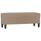 Vidaxl bankje 100x35x41 cm kunstleer cappuccinokleurig