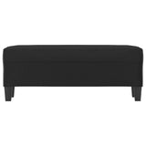 Vidaxl bankje 100x35x41 cm kunstleer zwart
