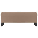 Vidaxl bankje 100x35x41 cm kunstleer cappuccinokleurig