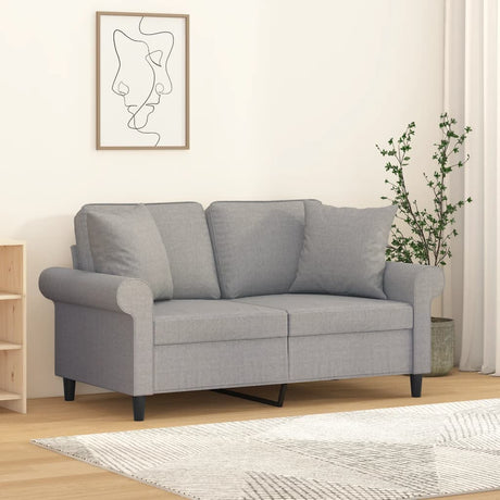 Vidaxl Coussins décoratifs 2 ST 40x40 cm Gris clair