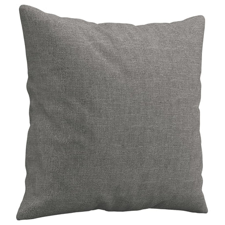 Vidaxl Coussins décoratifs 2 ST 40x40 cm Tissu gris foncé