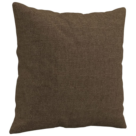 Vidaxl Coussins décoratifs 2 ST 40x40 cm Brown