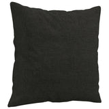 Vidaxl Coussins décoratifs 2 ST 40x40 cm Tissu noir
