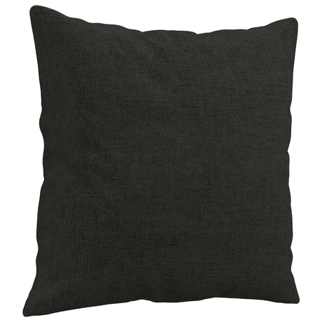 Vidaxl Coussins décoratifs 2 ST 40x40 cm Tissu noir