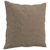 Vidaxl dekorativa kuddar 2 st 40x40 cm tyg taupe