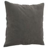 Vidaxl Coussins décoratifs 2 ST 40x40 cm en velours gris foncé