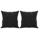 Vidaxl decorative cushions 2 st 40x40 cm velvet black