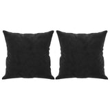 Vidaxl Coussins décoratifs 2 ST 40x40 cm Velvet noir