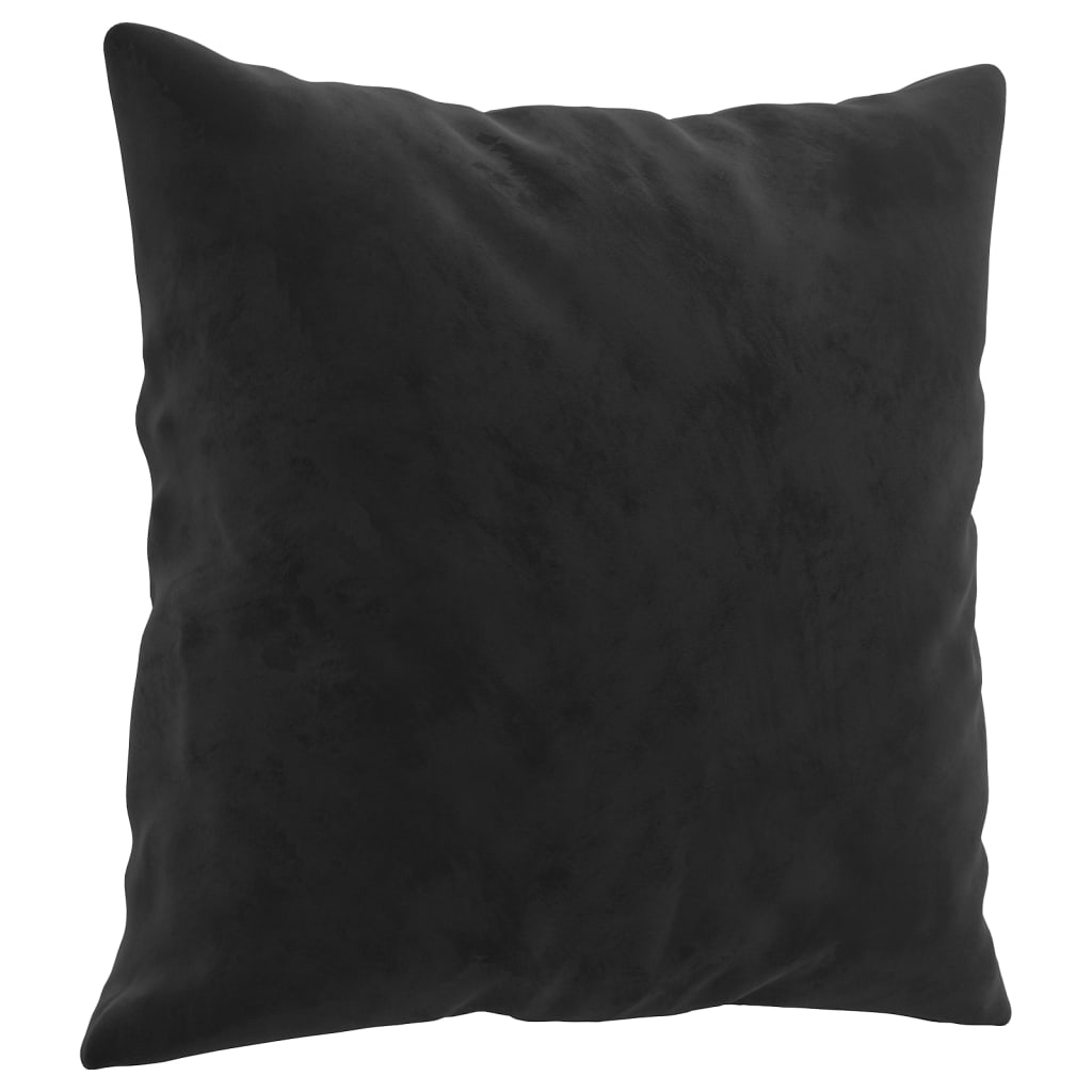 Vidaxl decorative cushions 2 st 40x40 cm velvet black