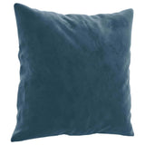 Vidaxl Coussins décoratifs 2 ST 40x40 cm Bleu en velours