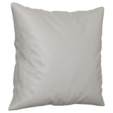 Vidaxl Coussins décoratifs 2 PCS 40x40 cm Tissu de microfibre gris clair