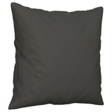 Vidaxl Coussins décoratifs 2 ST 40x40 cm Tissu de microfibre gris foncé