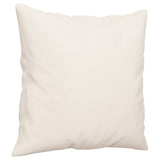 Vidaxl Coussins décoratifs 2 PCS 40x40 cm Tissu de microfibre beige
