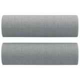 Vidaxl Coussins décoratifs 2 ST 15x50 cm Gris clair