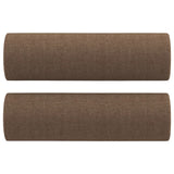 Vidaxl Coussins décoratifs 2 ST 15x50 cm Brown
