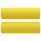 Vidaxl Cuscini decorativi 2 ST 15x50 cm tessuto giallo chiaro