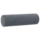 Vidaxl Coussins décoratifs 2 ST 15x50 cm en velours gris foncé