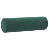 Cojines decorativos de Vidaxl 2 st 15x50 cm terciopelo verde oscuro