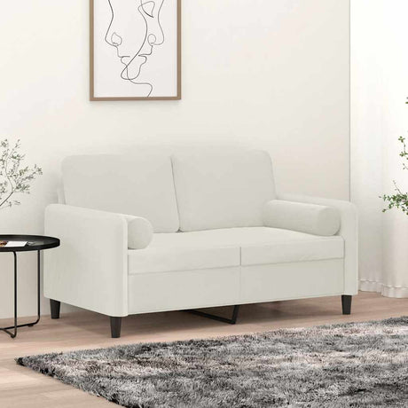 Vidaxl Coussins décoratifs 2 ST 15x50 cm Velvet Crème colorée