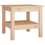 Vidaxl salontafel 45x45x40 cm massief grenenhout