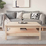 Vidaxl salontafel 100x100x40 cm massief grenenhout