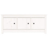 Armoire à chaussures Vidaxl 110x38x45,5 cm en pin massif blanc