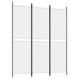 Vidaxl kamerscherm met 3 panelen 150x180 cm stof wit