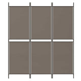 Vidaxl kamerscherm met 3 panelen 150x180 cm stof antracietkleurig