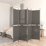 Vidaxl kamerscherm met 4 panelen 200x200 cm stof antracietkleurig
