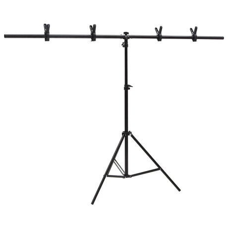 Vidaxl Fond Standard T-forme en T 151x60x (70-200) cm noir