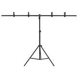Vidaxl Fond Standard T-forme en T 151x60x (70-200) cm noir