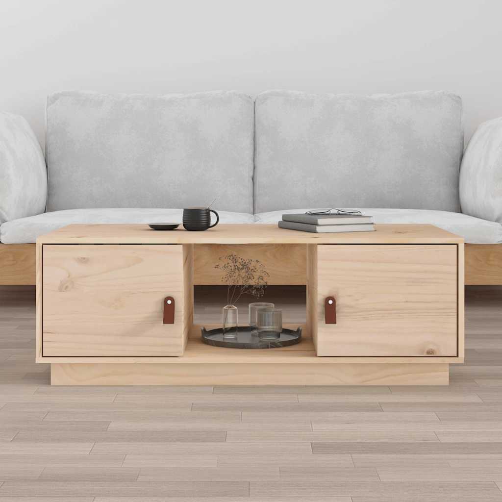 Vidaxl salontafel 100x50x35 cm massief grenenhout
