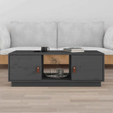 Vidaxl salontafel 100x50x35 cm massief grenenhout grijs