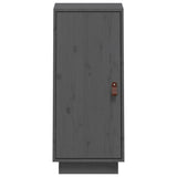 Vidaxl dressoir 34x40x75 cm massief grenenhout grijs