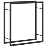 Viaxl foyer 80x28x86 cm en acier Mattzwart