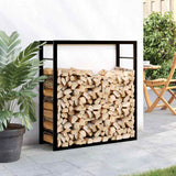 Viaxl foyer 80x28x86 cm en acier Mattzwart
