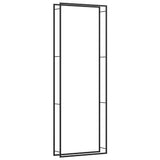 Viple de vidaxl 110x28x312 cm en acier mat noir