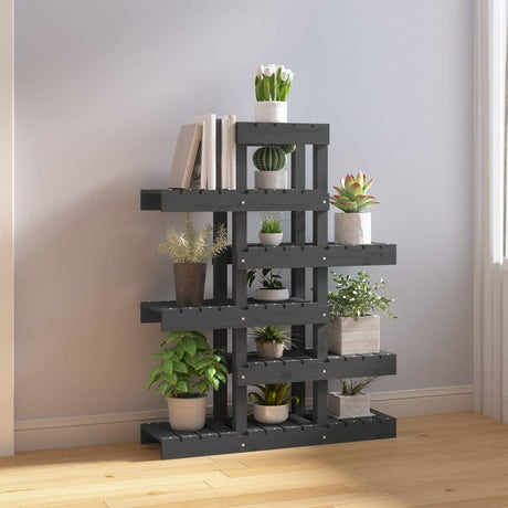 Norme de l'usine de Vidaxl 85x25x109.5 cm Gris de pin solide