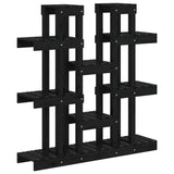 Norme de l'usine Vidaxl 104.5x25x109.5 cm Bois de pin massif noir