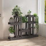 Support de plante vidaxl gris 104,5x25x77,5 cm Pine solide