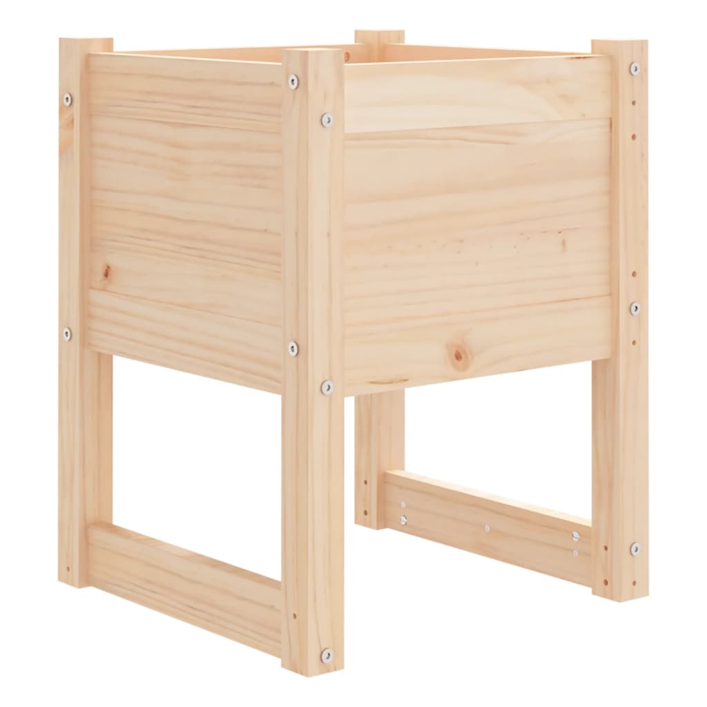 Boîte de planification Vidaxl 40x40x52,5 cm Pine solide