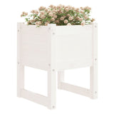Vidaxl jardinière gros 40x40x52,5 cm de pin massif blanc
