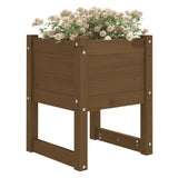 Vidaxl Planning Box 40x40x52,5 cm Solid Pine Honey Brown