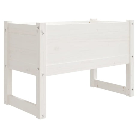 Vidaxl Planning Box 78x40x52 cm Pine solide blanc