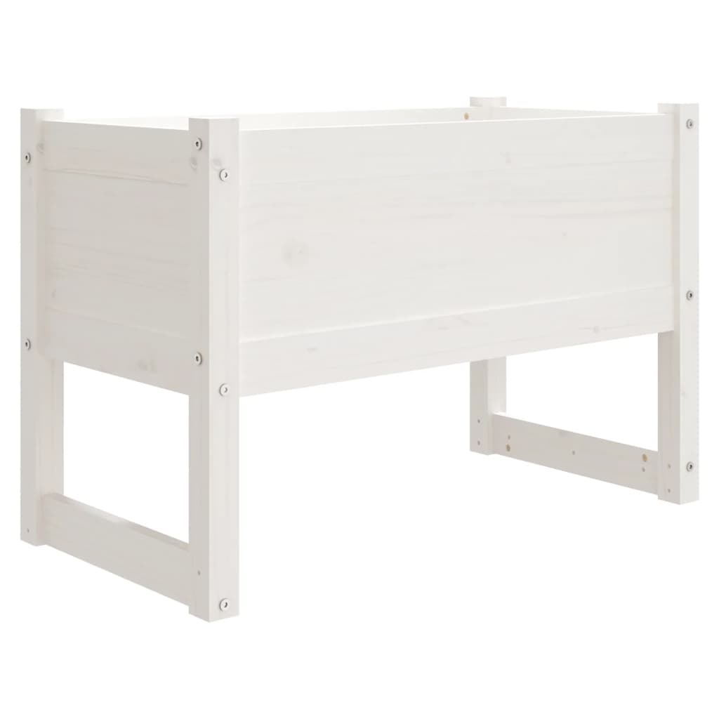 Vidaxl Planning Box 78x40x52 cm Solid Pine White