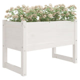 Vidaxl Planning Box 78x40x52 cm Pine solide blanc