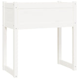 Vidaxl Planning Box 78x40x81 cm Solid Pine White