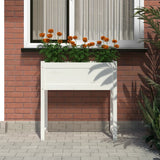 Vidaxl Planning Box 78x40x81 cm Pine solide blanc