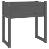 Boîte de planification Vidaxl 78x40x81 cm Green de pin solide
